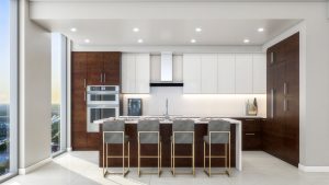 Artist’s Rendering of Azure South Tower Kitchen