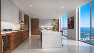 Artist's Rendering of North Penthouse Kitchen