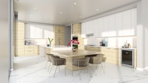 Artist's Rendering of Royal South Penthouse Kitchen