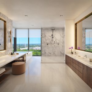 Artist's Rendering of Royal South Penthouse - Owner Bath